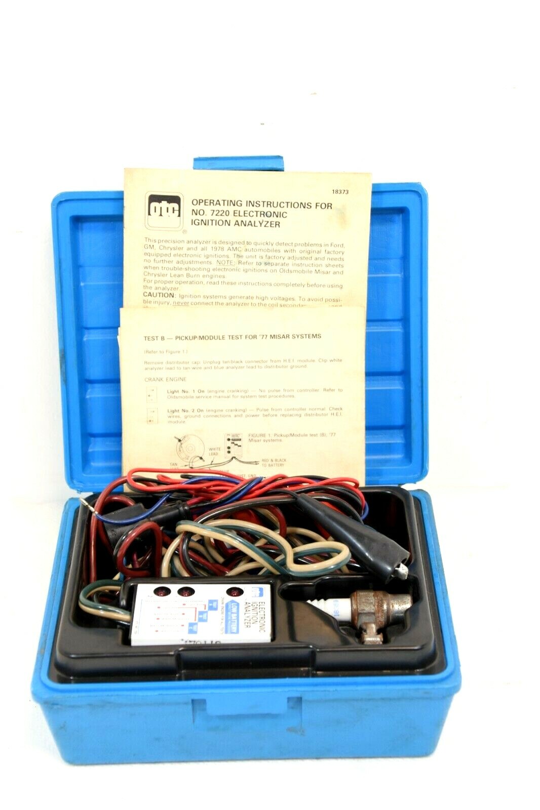 Otc 7220k Electronic Ignition Analyzer For Chrysler/ford/gmc Amc 1978