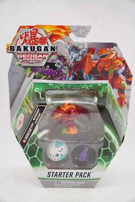 New Bakugan Sharktar Ultra Dragonoid Pincitaur Starter Pack 3-Pack Geogan Rising
