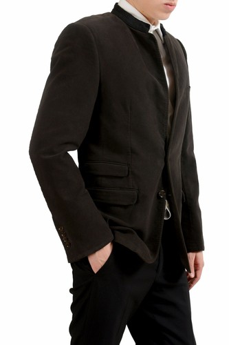 Pre-owned Dolce & Gabbana Men's Brown Two Button Blazer Sport Coat Us 42 It 52