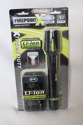Performance Tool Wilmar W2655 Fire Point X Li Ion Flashlight Adjustable DuoFocus