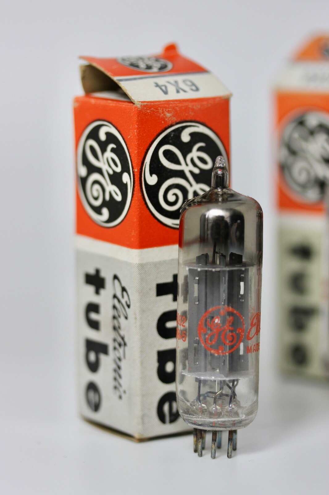 NOS GE 6X4 EZ90 RECTIFIER MADE 1959 with D-SQUARE-GETTER for NOS GE 6X4 EZ90 RECTIFIER MADE 1959 with D-SQUARE-GETTER for