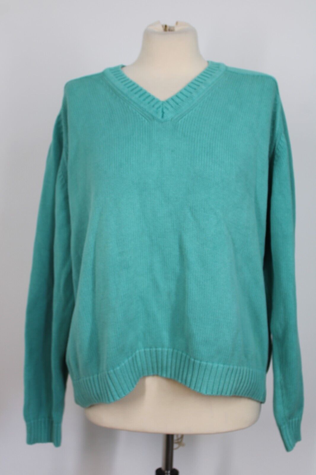 Vtg 90s Lands End L Green Cotton Knit V-Neck Sweater USA | eBay Vtg 90s Lands End L Green Cotton Knit V-Neck Sweater USA | eBay