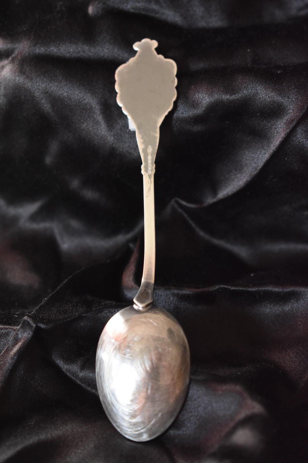 TRIBERG/Schw.  Collector Spoon silver and enamel Souvenir versilbert 4 1/4 in