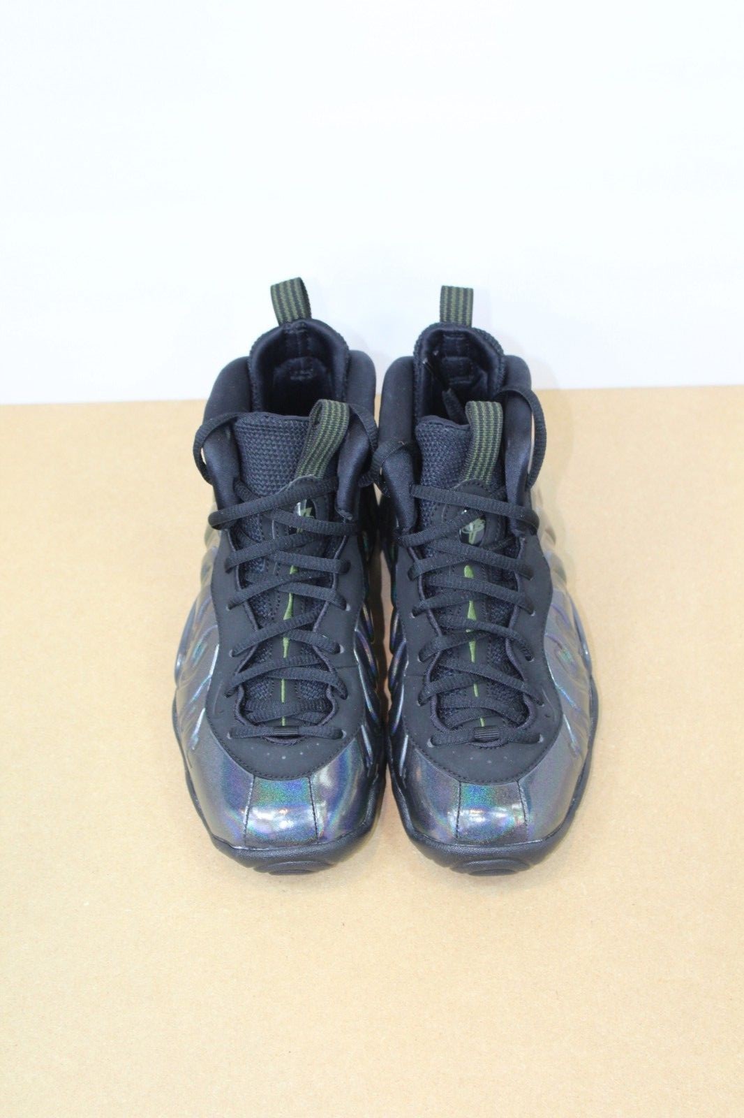 Nike Little Posite One GS Basketball Shoe Legion Green Blk 644791-301 Size 4.5Y