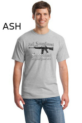 2nd Amendment Supporter And Damn Proud AR15 Rifle Pro Gun Rights Men's T Shirt