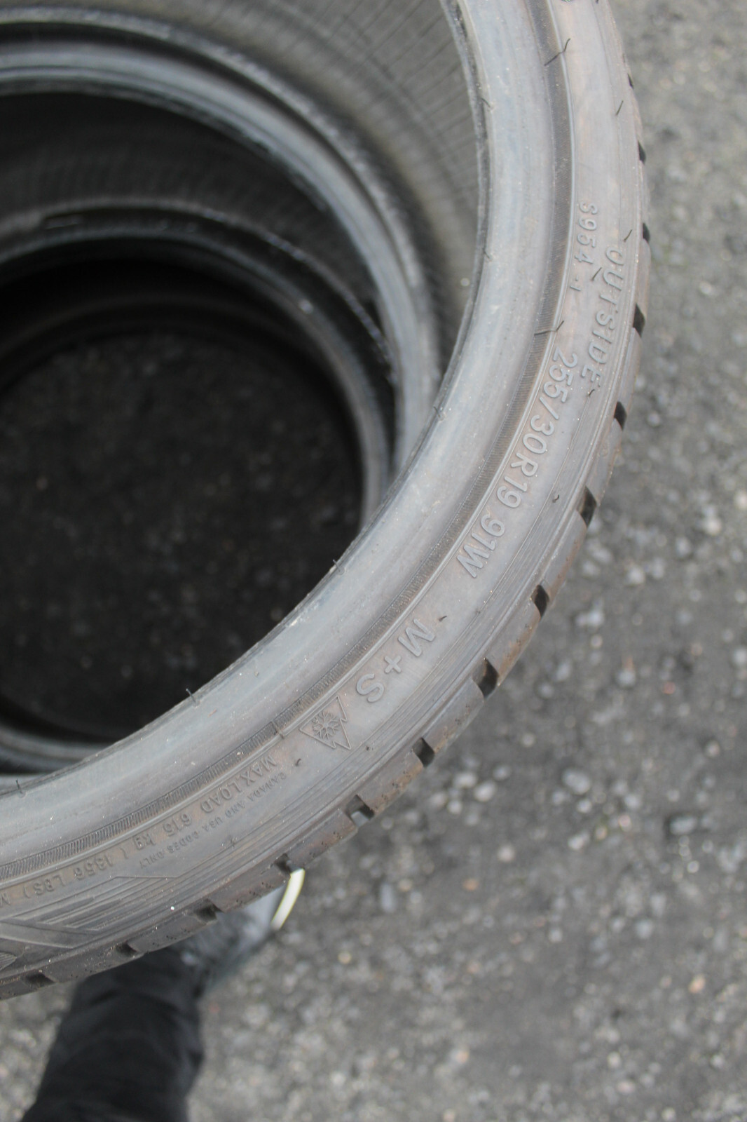 255 30 19 Toyo, Winter, M+S, 91W, x2 A Pair 8.5mm (F1_tyres) L3122