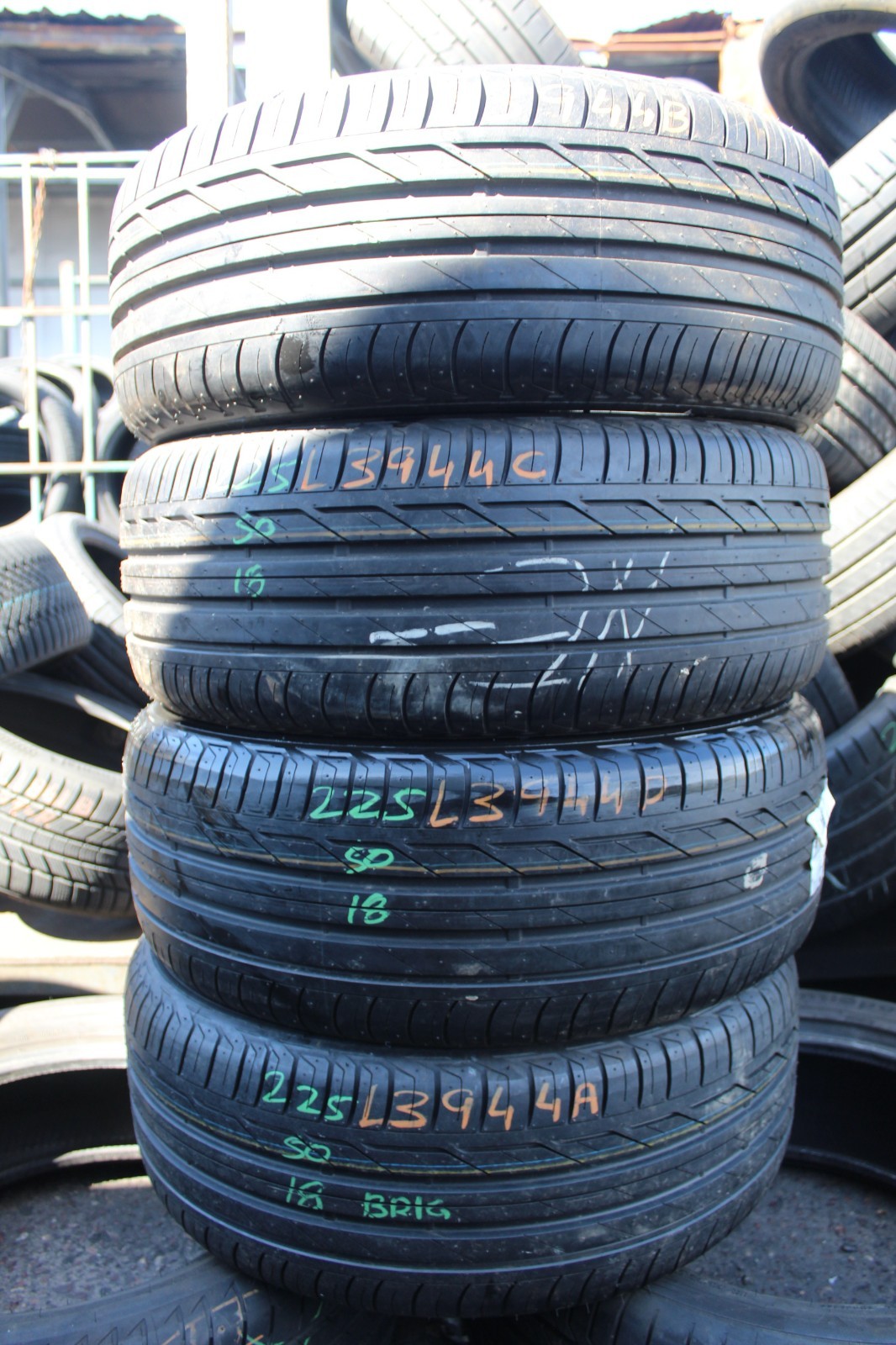 New 225 50 18 Bridgestone, Turanza T001, 95W, x1 Tyre (F1_tyres) L3944