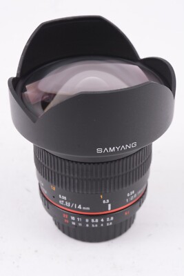 Samyang 14mm f/2.8 ED AS IF UMC Camera Lens For Nikon F Mount #T-D0172