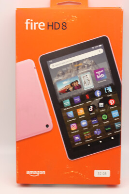Amazon Fire HD 8 (12th Generation) 32GB, Wi-Fi, 8'' Tablet - Rose Pink