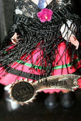 Vintage Souvenir Collectors Doll From Italy Lela Creazioni Original Florence