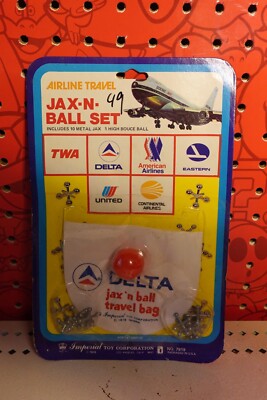 Vintage 1978 Delta AIRLINES JAX-N-BALL GAME IMPERIAL TOY CORPORATION 7919 Rare