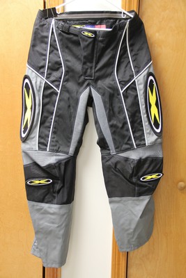 XTREME X LITE MEN'S 34 PANTS NEW WITH TAGS BLACK GREY RACING MOTO DIRTBIKE MINT