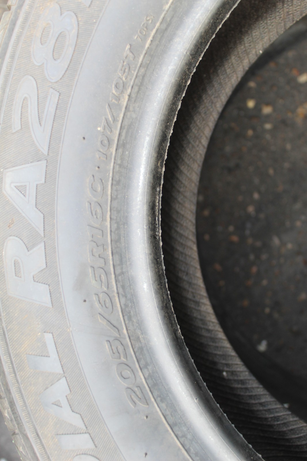 New 205 65 16C Hankook, Radial RA28E, 107/105T, x1 Tyre (F1_tyres) L3831