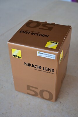 ** Nikon AF-S NIKKOR 50mm F/1.4 G Prime Lens [Unused in Box) **