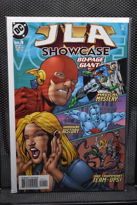 JLA Showcase 80-Page Giant #1 DC Comics 2000 The Flash Black Canary Aquaman 9.4
