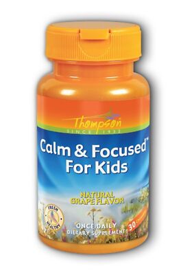 Thompson Nutritional Calm & Focused For Kids 30 жевательных таблеток