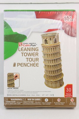New CubicFun 30 piece 3D Puzzle Leaning Tower Tour Penchee MC053h Free Shipping!