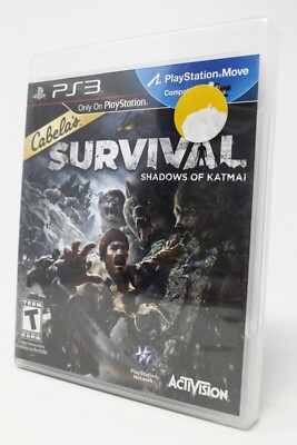 Cabela's Survival: Shadows of Katmai - PS3 - Sports/Hunting Game - NEW -See Desc