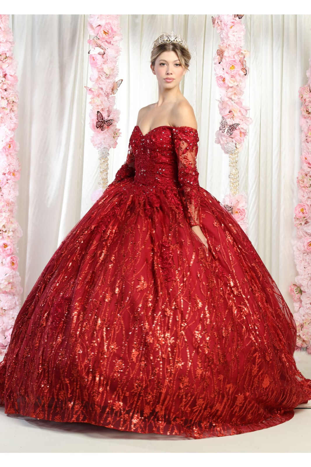 Pre-owned Designer Quince Formal Dress In Red