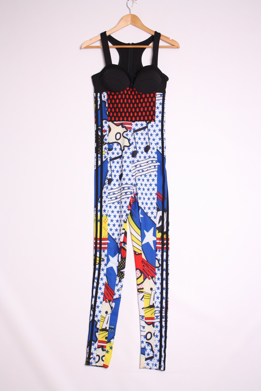 Adidas Rita Ora Comic Overall Catsuit Jumpsuit Pop Art Adidas Rita Ora Comic Overall Catsuit Jumpsuit Pop Art