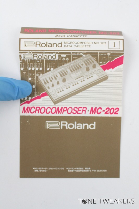 Roland MC-202 Microcomposer Data Cassette Rare Collectible VINTAGE