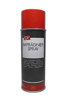 IMPRÄGNIERSPRAY 400ml farblos Textilien Zelte Schuhe Planen  Markisen Schirme