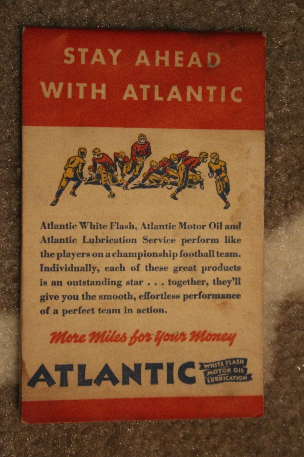 Atlantic Refining Co. Football Book 1938 College Schedules, Forecasts