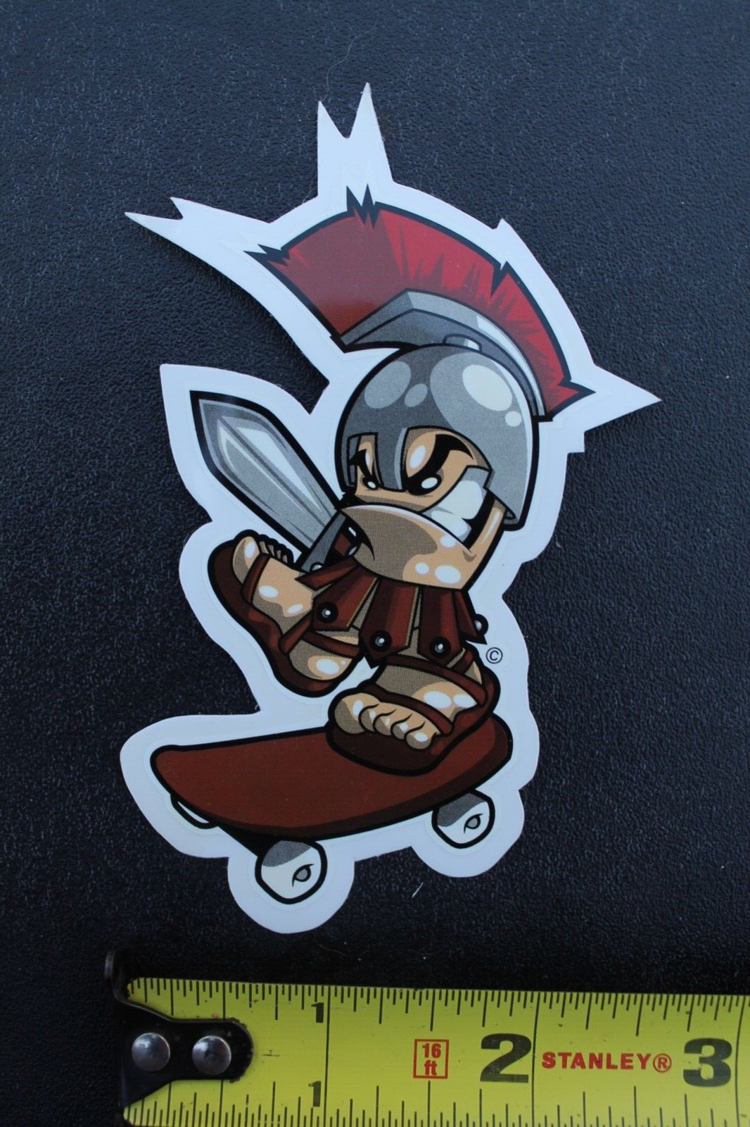 スケッチカード Tech Deck Knight Warrior Sword Mohawk Cartoon Z58a Vintage