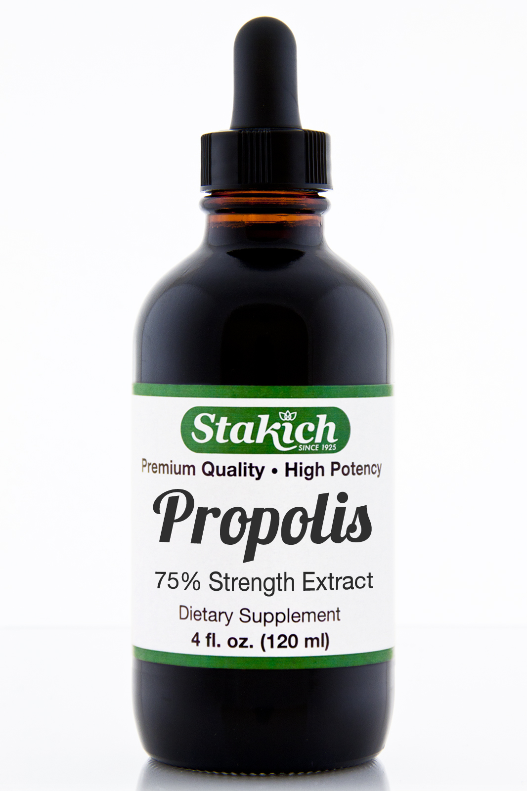 4 oz Propolis Extract 75% Tincture Pure 100% Natural Gluten Free Bee Best Liquid
