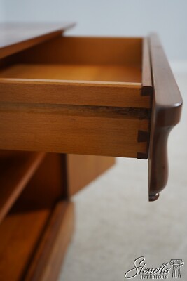 66443EC: Pair GRANGE French Empire Cherry Nightstands 66443EC: Pair GRANGE French Empire Cherry Nightstands