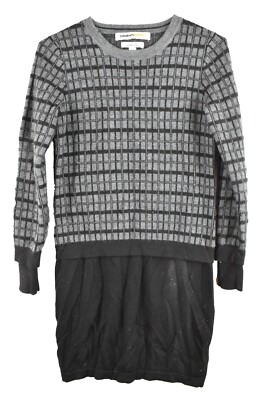 Clements Ribeiro Portobello Extra Fine Merino Wool Jumper Dress Size M UK12