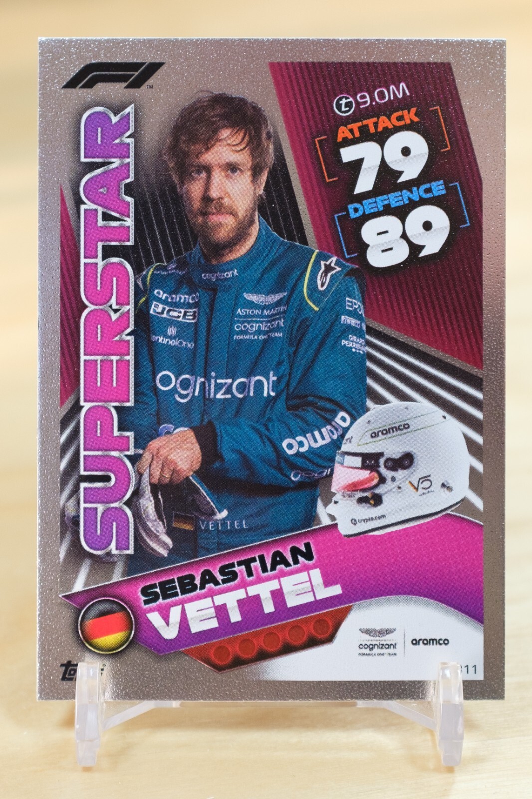 消防署プレイセット ダイキャスト金属・プラスチック製　未開封　希少品 2022 Topps F1 Turbo Attax Silver Foil #311 Sebastian Vettel