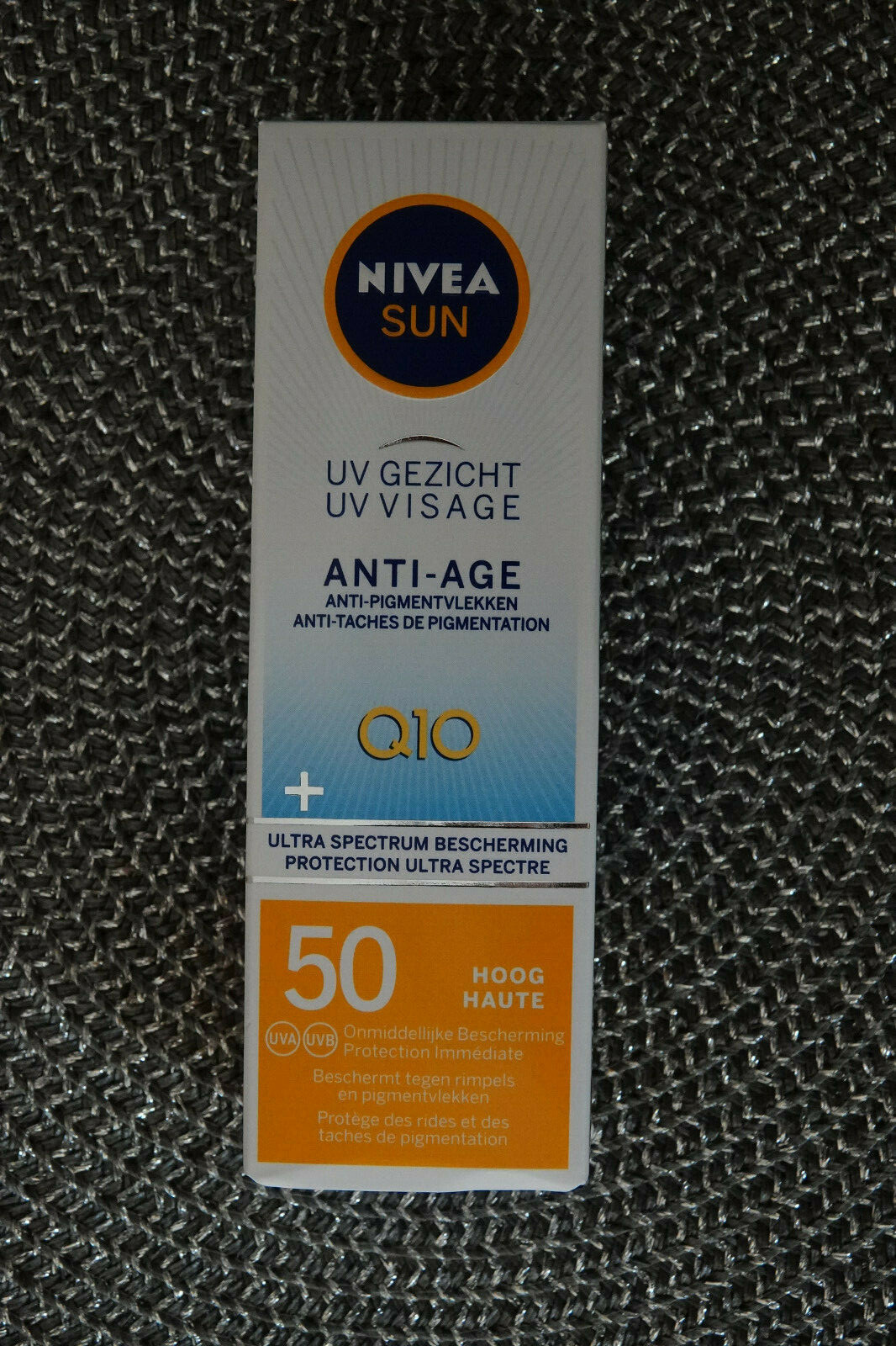 1X NIVEA SUN SONNENCREME GESICHT - ANTI-AGE UND ANTI-PIGMENTFLECKEN Q10 - LSF 50
