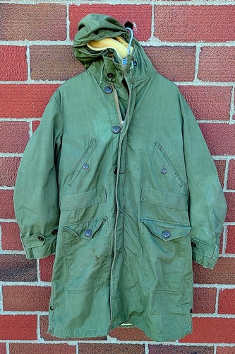 迷彩 切り替え military parka Legendary Near Mint USMC Korean War 
