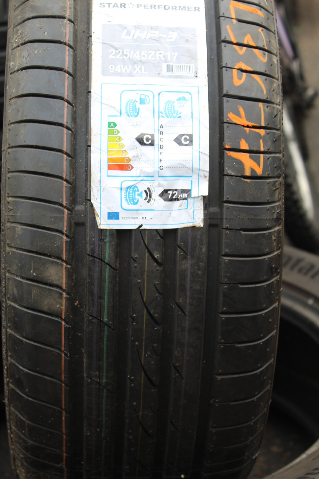 New 225 45 17 Star Performer, TNG UHP, XL, 94W, x1 Single Tyre (F1_tyres) L3677