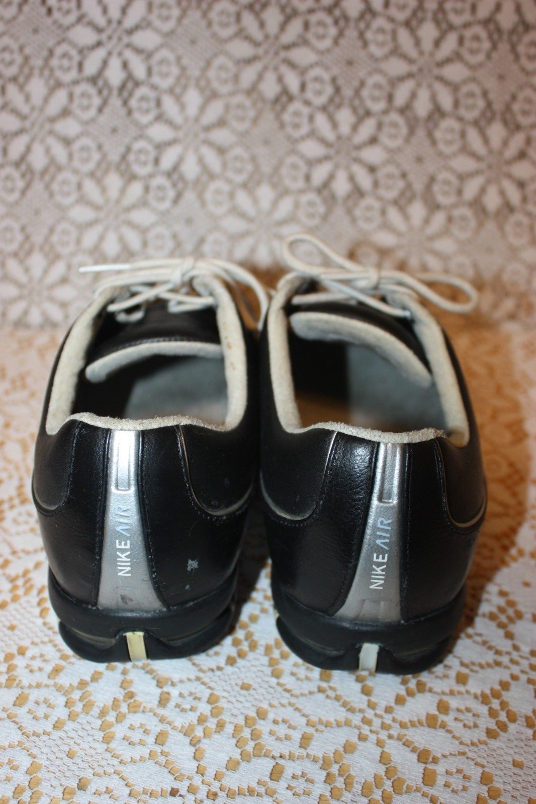 Ladies Nike Air SP55 Black Leather TAC Spikeless Golf Shoes Sz 8.5 US 314906-011