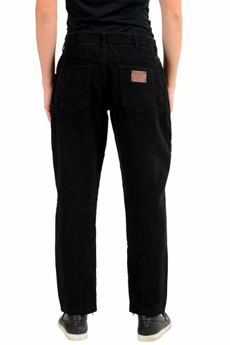 DOLCE & GABBANA DOLCE & GABBANA HERREN SCHWARZ FREIZEITHOSE GRÖSSE 28 30 32 34 36