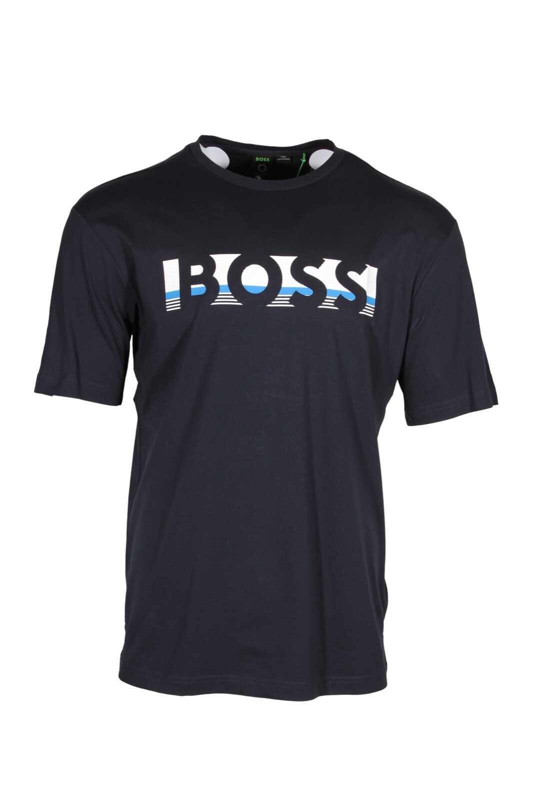 

Мужская футболка свободного кроя HUGO BOSS TEE 1 темно-синего цвета 50466295 405, Синий, HUGO BOSS 50466295