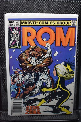 ROM Spaceknight #45 Newsstand Marvel 1983 Bill Mantlo Soviet Super Soldiers 8.5
