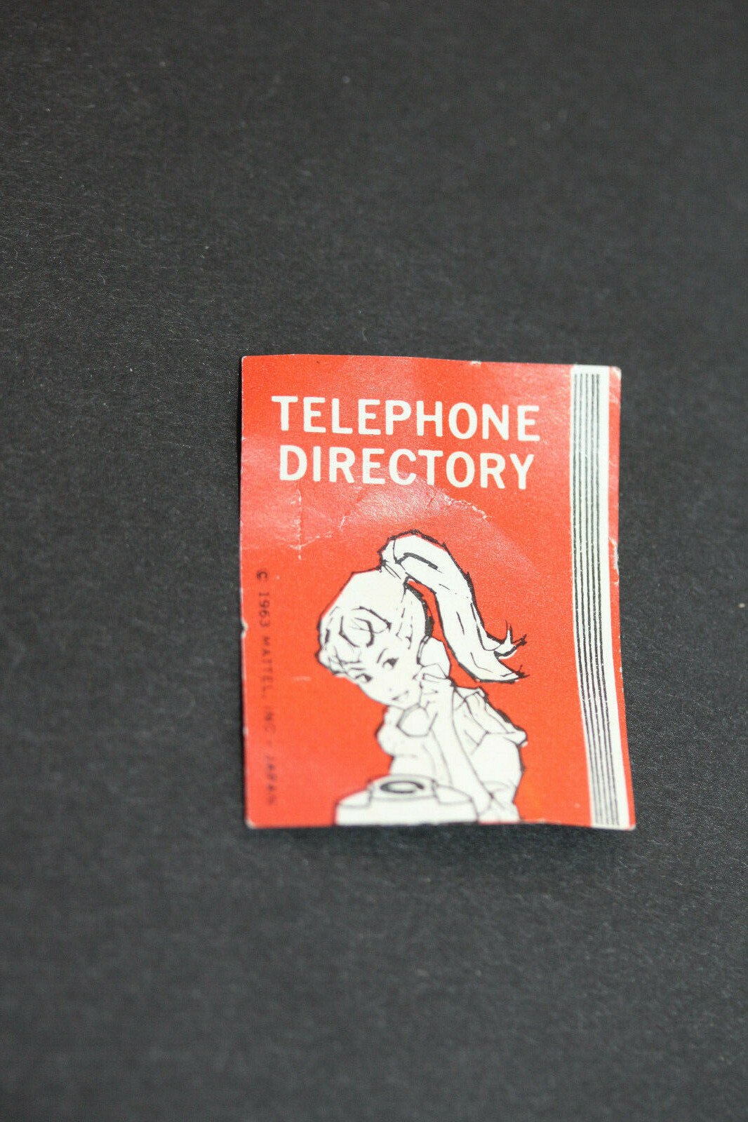 *VINTAGE SKIPPER 1964 DREAMTIME  #1909 SINGLE PAGE TELEPHONE DIRECTORY-JAPAN