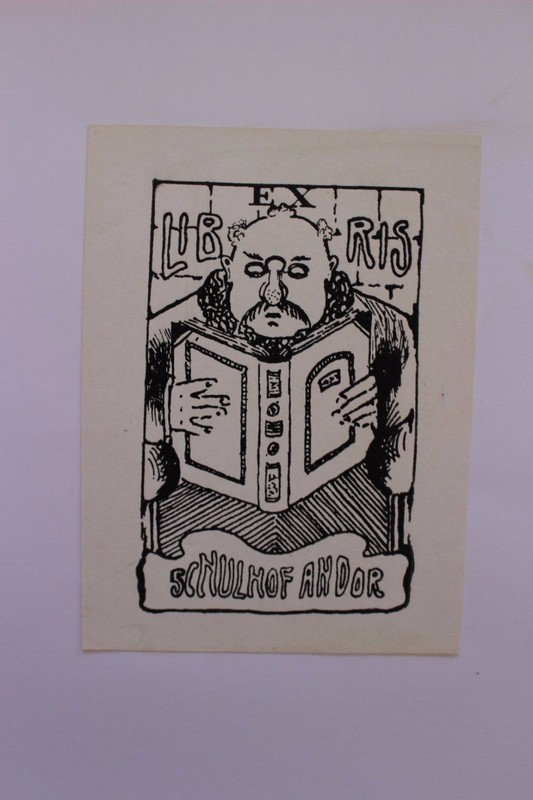 â Ex Libris Andor Schulhof, ImprÃ©Sario 