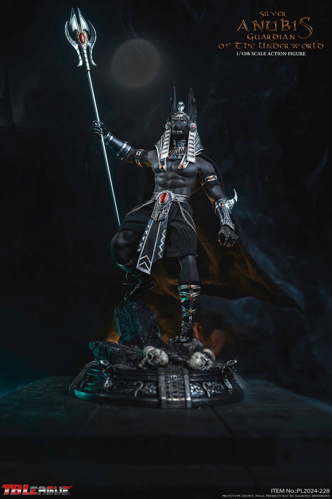 SF・ファンタジー・ホラー TBLeague 1/12 Anubis PL2024-228 TBLeague 1/12 PL2024-228 Silver Anubis Guardian Action
