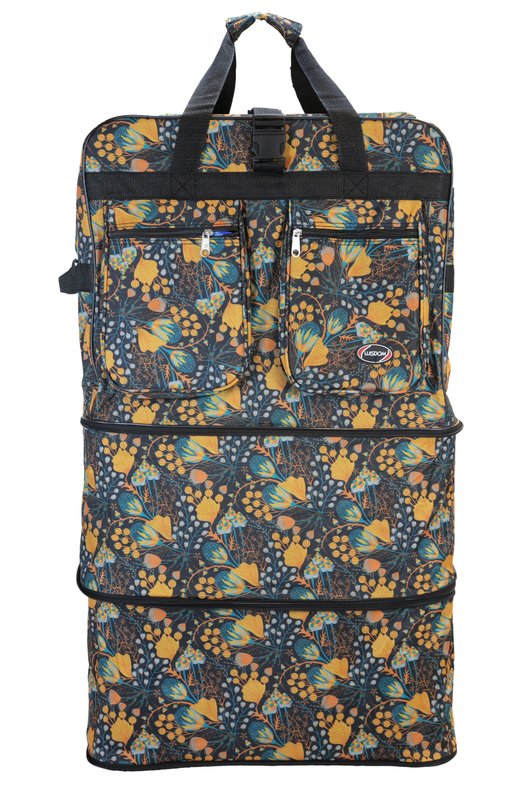 30"/36"/40" Expandable Rolling Duffel Bag Wheeled Spinner Suitcase Luggage     