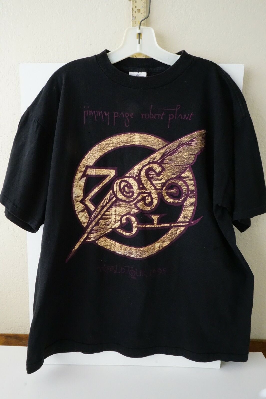 VINTAGE 1995 JIMMY PAGE ROBERT PLANT LED ZEPPELIN ZOSO TOUR VINTAGE 1995 JIMMY PAGE ROBERT PLANT LED ZEPPELIN ZOSO TOUR