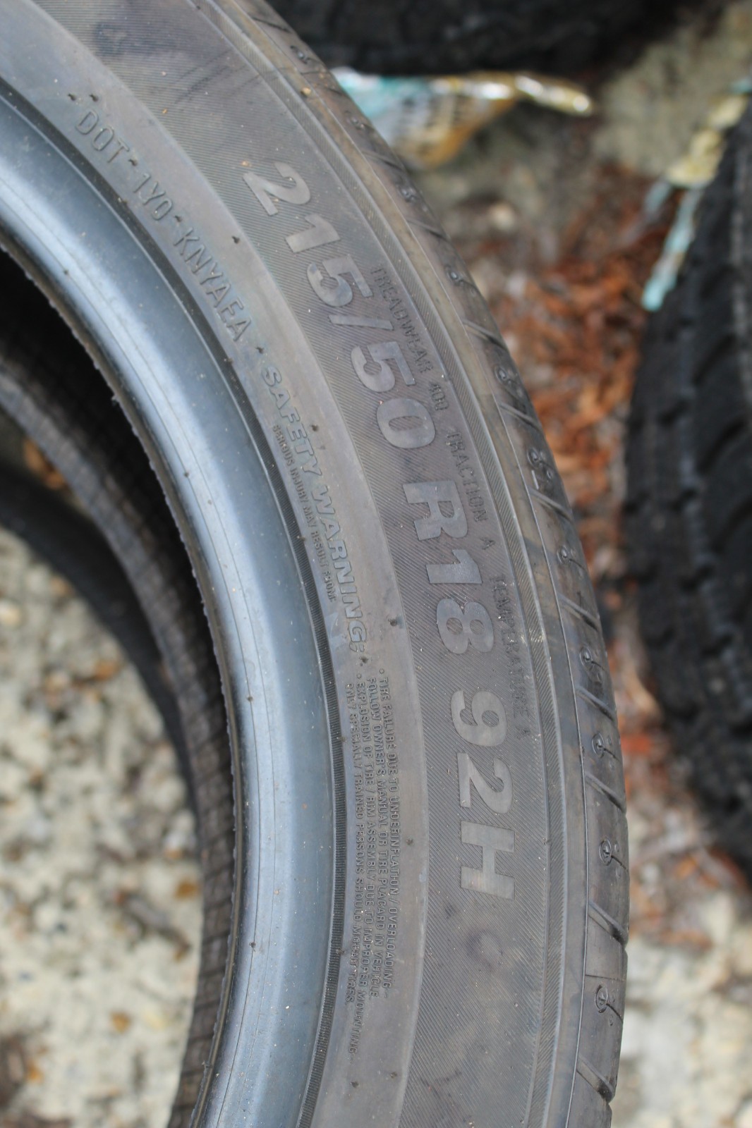 New 215 50 18 Kumho, Ecowing ES31, 92H, x1 Single Tyre (F1_tyres) X94
