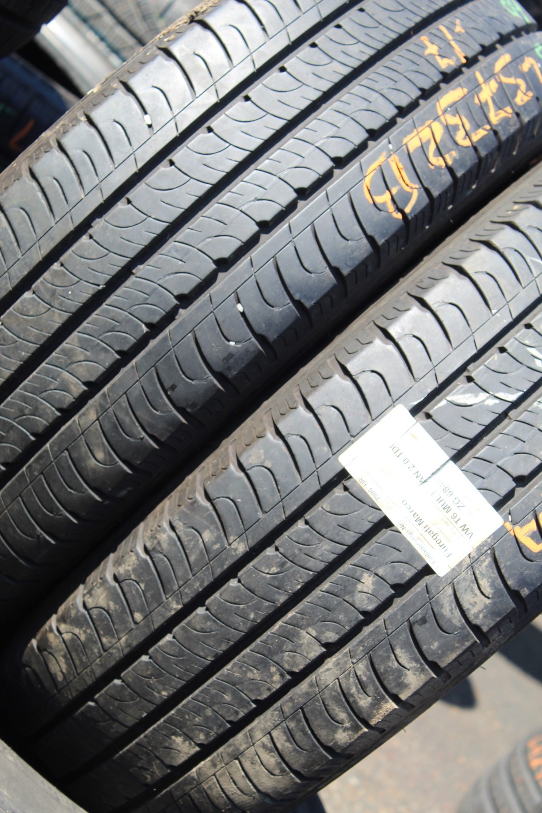 215 60 17C Goodyear, Efficient Grip, 109/107T x2 A Pair 8.0mm (F1_tyres) L3732