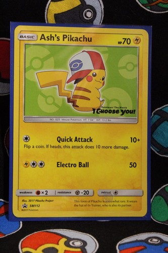Ashs Pikachu Promo Sm112