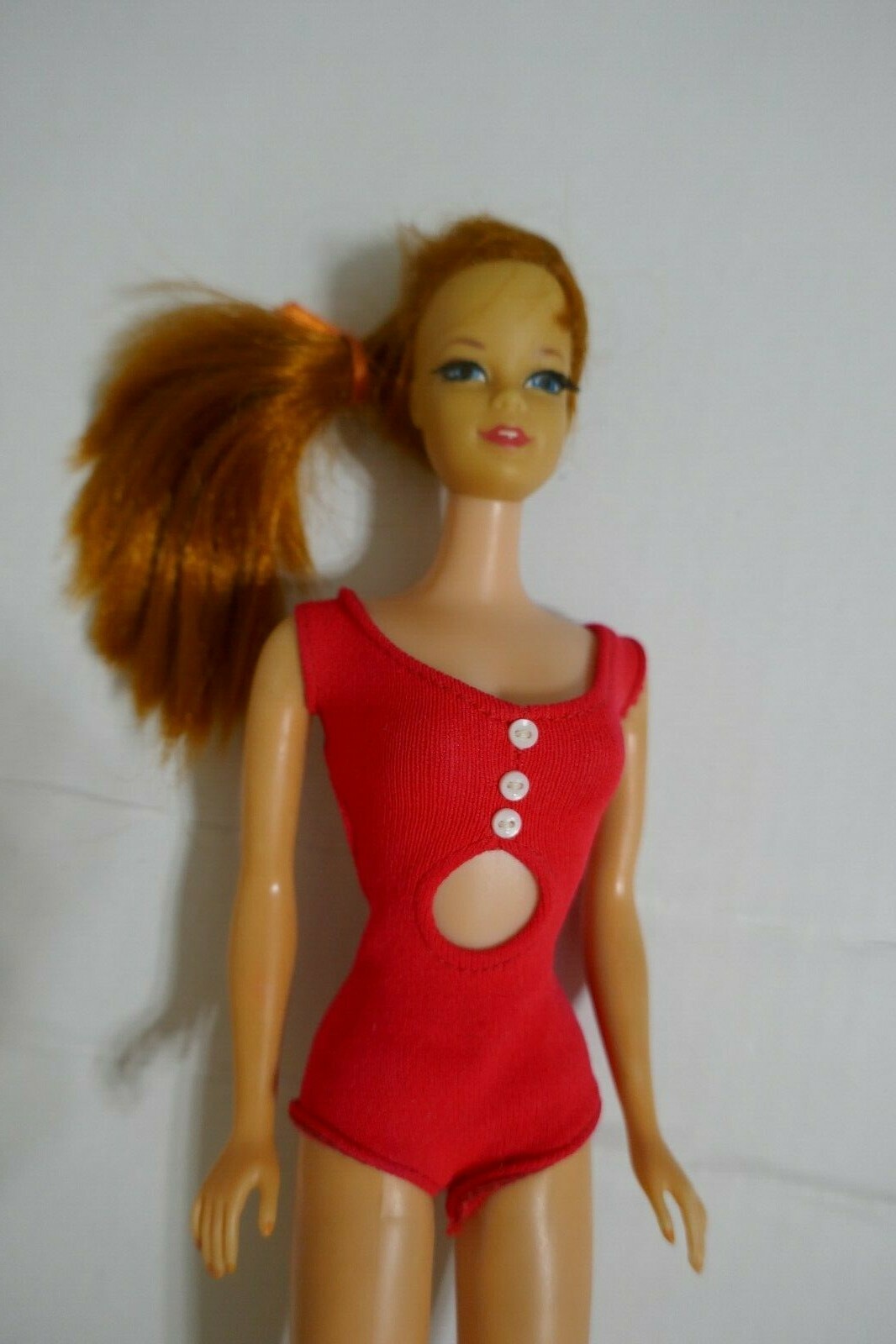 Vintage Stacey 1968 Barbie Red Hair Bathing Suit Twist n Vintage Stacey 1968 Barbie Red Hair Bathing Suit Twist n