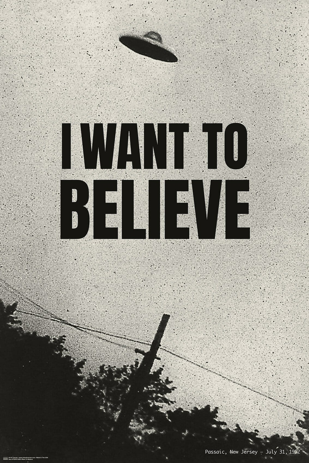 natal Design IWANTTOBELIEVE POSTER ポスター IWANTTOBELIEVE POSTER - NATAL DESIGN ONLINE SHOP