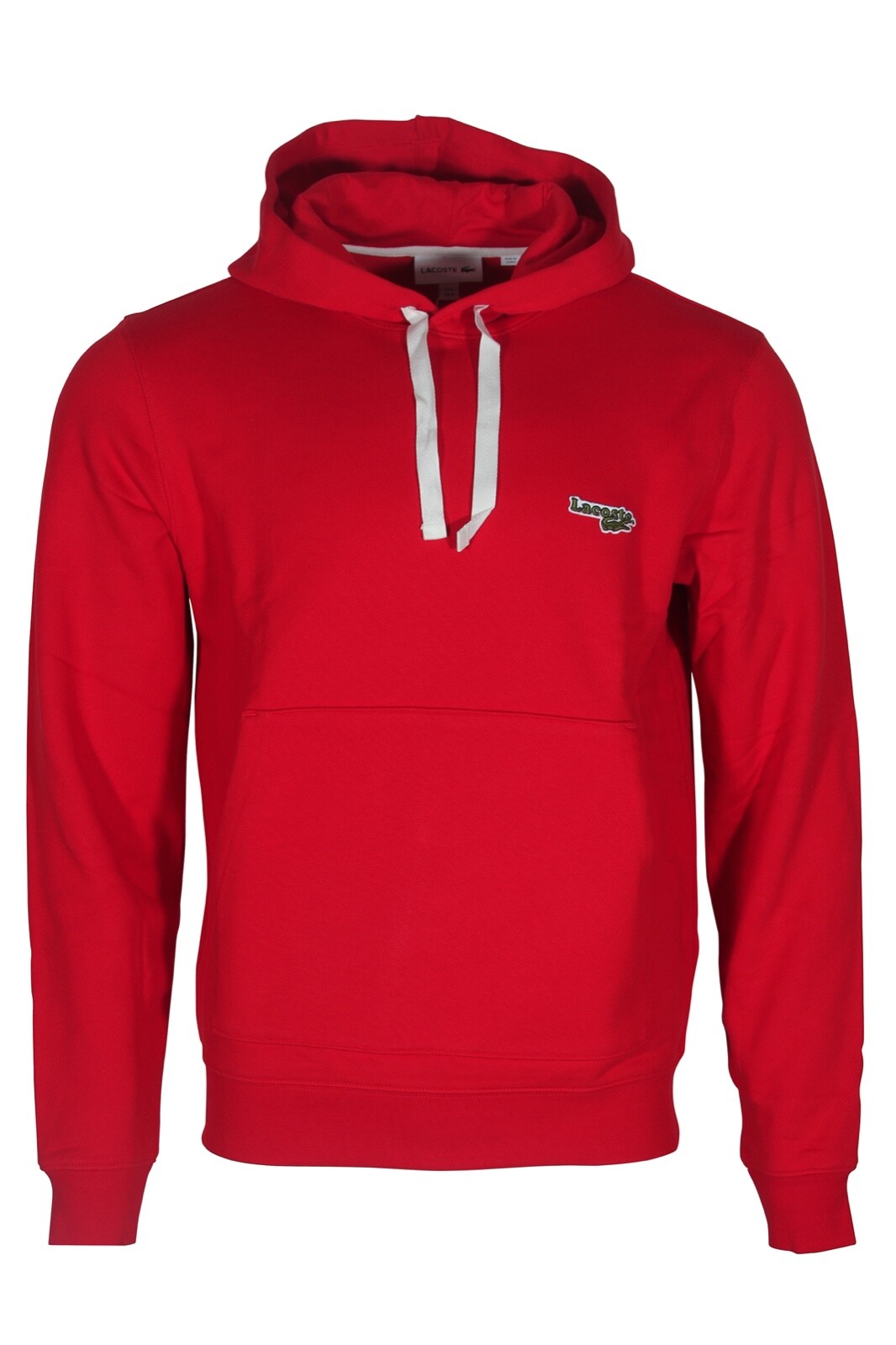 

Мужская флисовая толстовка с капюшоном Lacoste красного цвета SH2162-51 240, Красный
